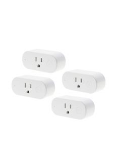 Shelly Plus Plug US | Enchufe inteligente WiFi y Bluetooth con Мonitoreo de Еnergía | Automatización del hogar | Aplicación iOS Android | Compatible con Alexa, SmartThings y Google Home (4 Pack)