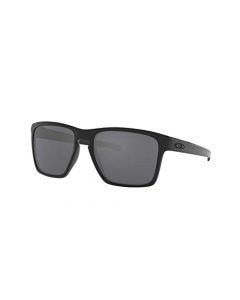 Oakley Gafas de sol rectangulares Oo9341 plateadas XL para hombre