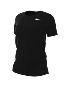 Nike W NK DF tee RLGD LBR, Black/(White), Small