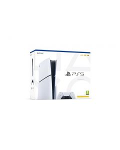 Sony PlayStation 5 Slim Console - Blanco (Versión Internacional) - Disco PS5 (grupo de modelos - delgado) Edition