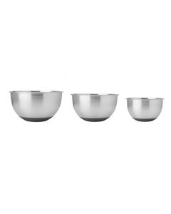 KitchenAid - Cuencos para mezclar de acero inoxidable, juego de 3