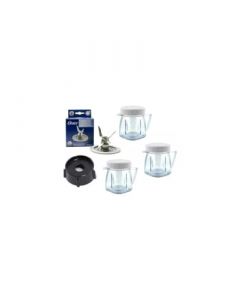 Kit 3 Mini Vaso De Plástico Compatible Con Licuadoras Oster