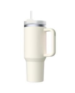 40OZ Termos para Agua Vaso Térmico de Acero Inoxidable con Tapa y Popote Taza Aislado al Aspiradora para Bebidas Frías y Calientes Termo para Café,Té termo para Hombre, Mujer