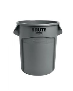 rubbermaid commercial products fg262000gray-v Brute recipiente con canales de ventilación, 20 gal, gris