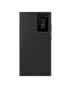 SAMSUNG EF-ZS918CBEGUS - Funda Protectora para teléfono Galaxy S23 Ultra S, Funda con Ranura para Tarjetas, Ventana Transparente para Usar el Touch, versión Estadounidense, Color Negro