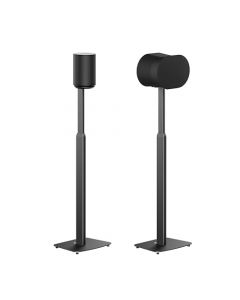 ynVISION.DESIGN Soporte de piso ajustable compatible con SONOS Era 100 y Era 300 - Negro - Paquete de 2 | (par) | El paquete incluye opciones de montaje para ambos altavoces