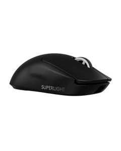 Logitech G Pro X Superlight 2 Lightspeed Mouse Inalámbrico de Juegos, Ligero, Interruptor Híbrido LIGHTFORCE, Sensor Hero 2, 32,000 dpi, 5 BOT. Programables, Carga USB-C, PC y Mac - Negro