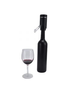 Aireador De Vino Eléctrico, Dispensador Automático De Vino, Aireador De Vino Lavable, Decantador Aireador De Vino Eléctrico Portátil, Oxigenación Rápida De Vino Tinto Para El Hogar Y El Bar, Negro