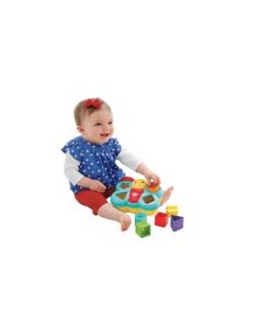 Fisher-Price Juguete para Bebés Mariposa De Bloques Divertidos para bebés de 6 Meses en adelante