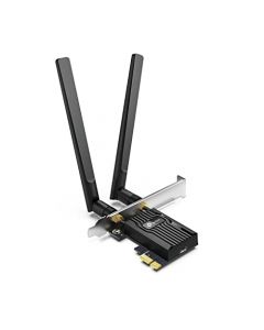 TP-Link WiFi 6 AX3000 PCIe WiFi Card Archer TX55E - Bluetooth 5.2, 802.11AX Adaptador inalámbrico de Doble Banda con MU-MIMO, OFDMA, latencia ultrabaja