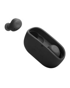 JBL Vibe Buds Audífonos Inalámbricos Bluetooth, Drivers 8mm, Reproducción 32 Horas, Resistentes al Agua y al Polvo IP54 - Negro