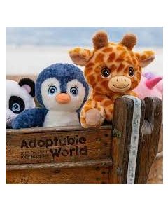 Peluche ecológico Adoptable World, 100% material reciclado (leopardo manchado)