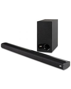 Polk Audio Signa S2 - Barra de Sonido Ultra Delgada para TV | Funciona con televisores 4K y HD | Subwoofer inalámbrico | Incluye Cables HDMI y ópticos | Bluetooth habilitado, Negro