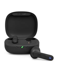 JBL Vibe Flex, Audífonos Inalámbricos Bluetooth, Drivers 12mm, Reproducción 32 Horas, Resistentes al Agua y al Polvo IP54 - Negro