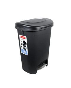 Rubbermaid 1843028 Cesto de basura con pisador