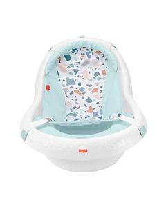 Fisher-Price Baby, Bañera de Lujo 4 en 1, Tina de Baño para bebés en etapa de desarrollo