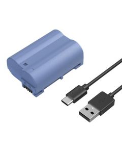 SMALLRIG EN-EL15C 2400mAh Batería de Cámara para Nikon Zf / Z8 / Z7 / Z6, Batería Recargable de Carga Rápida USB-C para Z7 II, Z6 II, Z5, D850, D810, D810A, D780, D750, D610, D500, D7500-4332