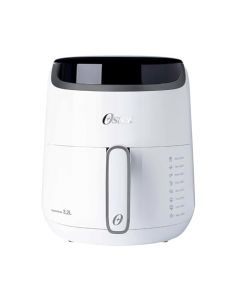 Oster Freidora de Aire Digital 8 funciones preestablecidas 3.2 L CKSTAF3202D013 color Blanco, | Acero inoxidable | Pantalla táctil | Air fryer | Freidora sin aceite