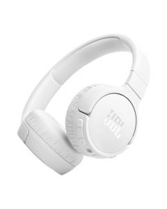 JBL Tune 670NC Audífonos Inalámbricos Bluetooth, Drivers de 32mm, Reproducción 70 Horas, Asistente de Voz - Blanco