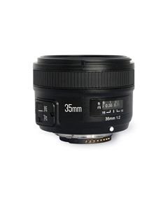 YONGNUO YN35MM F2 - Lente de enfoque automático gran angular fija compatible con cámaras Nikon DSLR