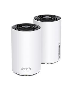 TP-Link Deco WiFi 6E Mesh AXE5400 para Todo el hogar, Nueva Banda de 6GHz, Baja latencia sin interferencia, AI Driven Mesh Que reemplazan los Extensores de Rango con el Deco XE75(2-Pack)