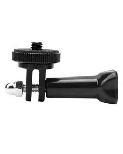 Bindpo Adaptador de Soporte de cámara, Adaptador de Montaje Fijo de Casco de cámara Deportiva Universal para cámara para Insta360 One X / X2, con Adaptador de Tornillo de 1/4 de Pulgada(Negro)