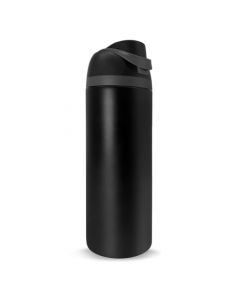 EASYTAO Termo Acero Inoxidable 32OZ, Dos Maneras de Beber, Térmica de Botella con Pajita para Deportes y Viajes, Doble Pared y Tapa Hermética Antigoteo, con Asa para Transportar (Negro, 32OZ/950ML)