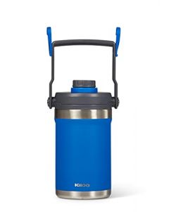 Igloo 1/2 GAL - Jarra deportiva de acero inoxidable azul