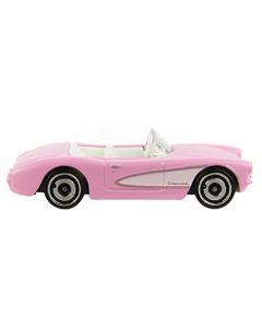 Hot Wheels Barbie Covertte, Coche de Juguete metálico Rosa a Escala 1:64, Inspirado la película Barbie, Caja con diseño temático de la película, 3 años (Mattel HPR54)