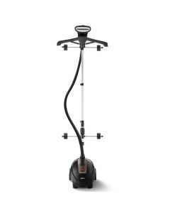 Oster® Vaporizador de Ropa de Pedestal Vertical, con Gancho 360° para Sostener las Prendas, Negro