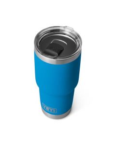 YETI Rambler Vaso de 30 onzas, acero inoxidable, aislado al aspiradora con tapa MagSlider, color azul, 21071502683