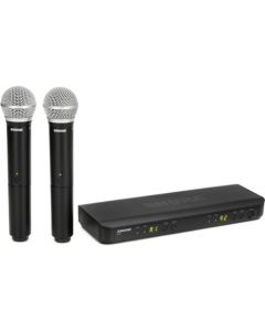 Shure - Combo vocal inalámbrico BLX288/PG58-H9 con micrófonos de mano PG58, H9