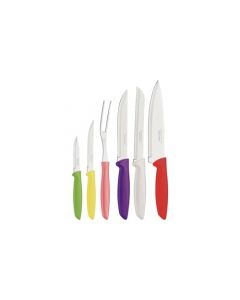 TRAMONTINA - Juego de Cuchillos de Cocina Plenus, para Servir, 6 Piezas, Color Multicolor