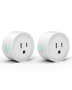 Mini Enchufe Inteligente, OIOSEN Wi-Fi Smart Plug funciona con Alexa, Google Home e IFTTT, electrodomésticos de control remoto de aplicaciones, no se requiere concentrador (2 Paquete)