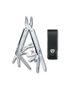 Victorinox Swisstool con Funda de Nylon|, Plata, 27 Usos