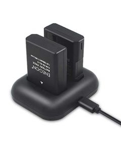 EN-EL14/EL14a Batería sostitutiva (2 pezzi) e caricabatterie Dual USB per Nikon EN-EL14/14a e D5600 D3300 D3500 D5100 D5500 D3100 D3200 D5200 D5300 Coolpix P7000 P7100 P7200 P7700 P7800