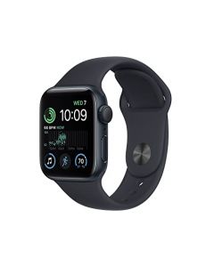 Apple Watch SE (2nd Gen) (GPS, 40mm) - Caja de Aluminio Medianoche con Correa Deportiva Medianoche, M/L (Reacondicionado)