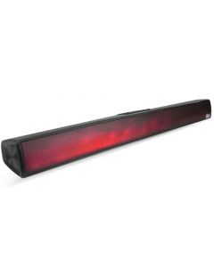 AEK CYBER BS-04 Barra de Sonido con Panel led, bocina Bluetooth con Control, Puertos Tipo C/TF/USB/AUX. (Negra)