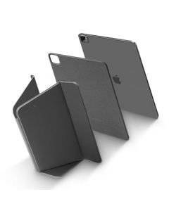 Tomtoc Smart Folio - Funda vertical para iPad Pro de 12.9 pulgadas, 6ª/5ª/4ª/3ª generación 2022-2018, 3 capas, separable, delgada y protectora magnética con 4 modos de uso, solapa protectora para Apple Pencil