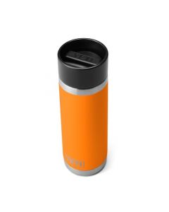 YETI Rambler - Botella de 18 onzas, acero inoxidable, aislada al aspiradora, con tapa de tiro caliente, cangrejo King, 21071502622