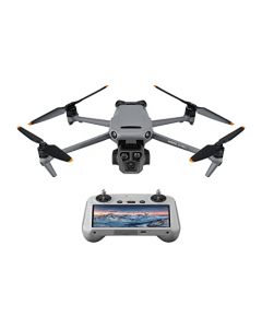 DJI Mavic 3 Pro con DJI RC (control remoto con pantalla), dron insignia de tres cámaras con cámara Hasselblad con CMOS 4/3, 43 min de tiempo de vuelo y transmisión de vídeo HD a 15 km