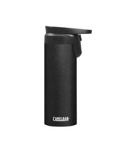 CamelBak Forge Flow Taza de Viaje – Acero Inoxidable Aislado, 16 onzas, Color Negro