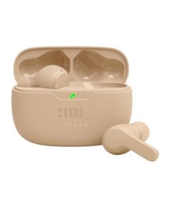 JBL Vibe Beam, Audífonos Inalámbricos Bluetooth, Drivers 8mm, Reproducción 32 Horas, Resistentes al Agua y al Polvo IP54 - Beige