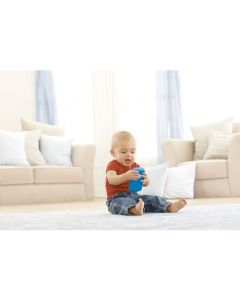 Fisher-Price Ríe y Aprende Juguete para Bebés Smartphone De Aprendizaje Azul para bebés de 6 Meses en adelante