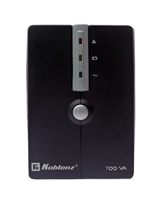 Koblenz Regulador de Voltaje No Break Interactivo, Capacidad de 700va / 360w 6 contactos, 65 Minutos de Respaldo, Puerto USB con Cable y CD Modelo 7016 USB/R