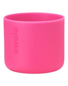 Owala - Bote de silicona para botella de agua, funda protectora antideslizante para botellas de agua de acero inoxidable de 24 onzas, color rosa brillante