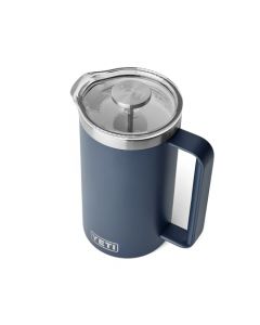 YETI Rambler - Cafetera de prensa francesa de 34 onzas, color azul marino