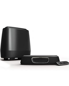 Polk Audio MagniFi Mini Barra de Sonido Ultra Compacta con Subwoofer, Color Negro