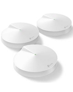 TP-Link Deco WiFi Mesh Sistema WiFi de Malla Para todo el Hogar: Antivirus, Roaming Continuo, Cobertura de hasta 5,500 Pies Cuadrados y Más de 100 Dispositivos (Deco M5 3 Pack)