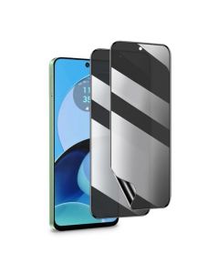 YAPANIZCEL MICA DE PRIVACIDAD CERAMICA PARA MOTOROLA MOTO G14, 2 UNIDADES, MICA CRISTAL TEMPLADO Anti Espía Matte Cristal Vidrio Templado (2 Micas)